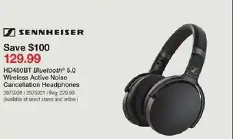 Staples HD450BT Bluetooth 5.0 Wireless Active Noise Cancellation Headphones offer