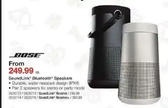 Staples Soundlink Bluetooth Speakers offer