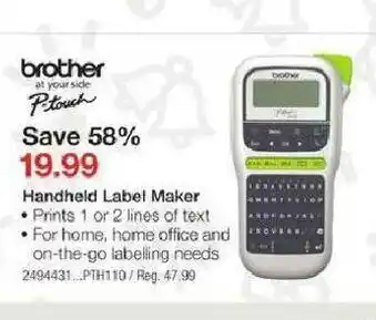Staples Handheld Label Maker offer