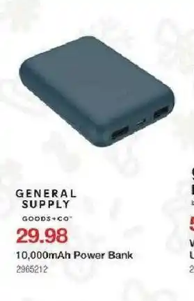 Staples 10,000 mAh Power Bank offer