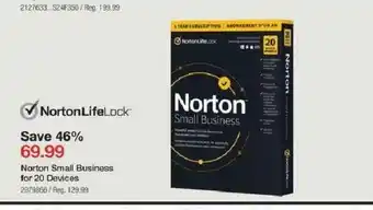 Staples Norton Small Business For 20 Devices offer