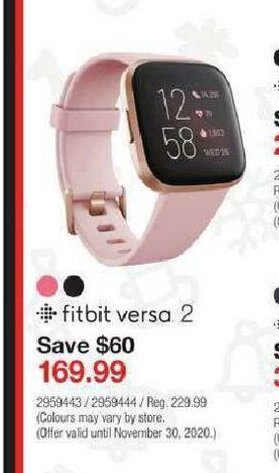 Staples Fitbit Versa 2 offer