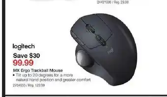 Staples Mx Ergo Trackball Mouse offer