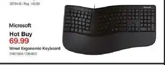 Staples Wired Ergonomic Keyboard offer