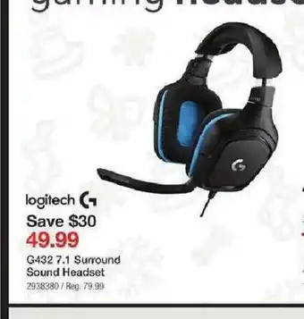 Staples G432 7-1 Surround Sound Headset offer