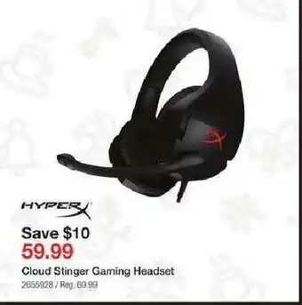 Staples Cloud Stinger Gaming Headset offer