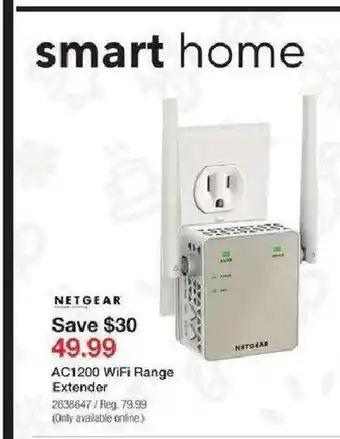 Staples AC1200 WiFi Range offer