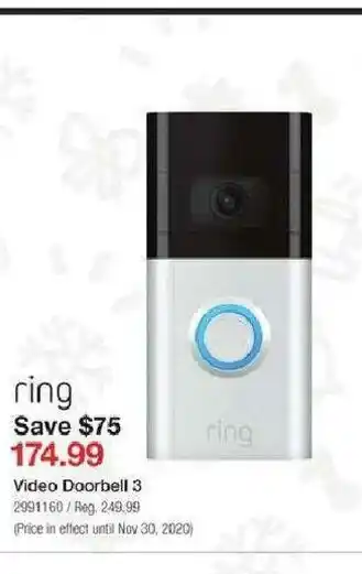 Staples Video Doorbell 3 offer