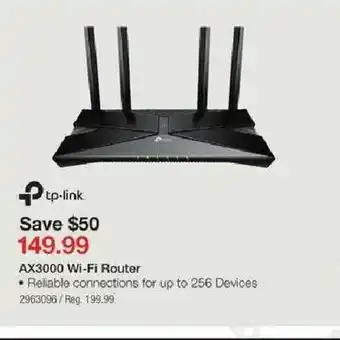 Staples AX3000 Wi-Fi Router offer