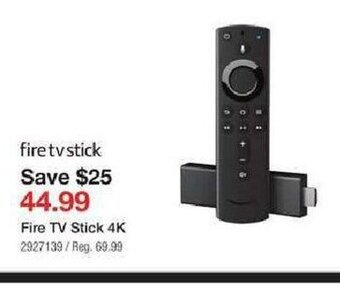 Staples Fire TV Stick 4K offer