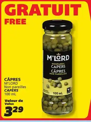 IGA M'LORD CAPERS offer
