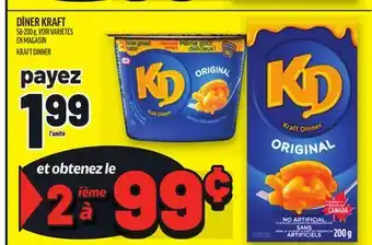 Metro DÎNER KRAFT | KRAFT DINNER offer