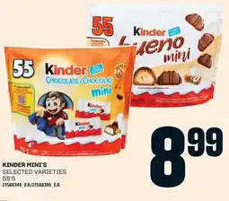 Loblaws Kinder mini's offer