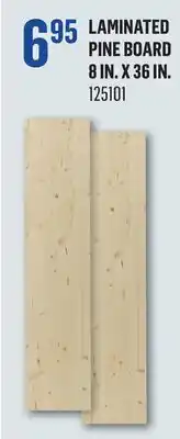 Canac Laminated Pine Board 8 in. x 36 in offer