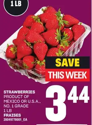 Independent City Market STRAWBERRIES, 1 LB offer