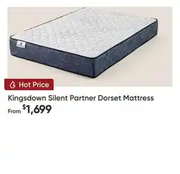 Sleep Country Kingsdown Silent Partner Dorset Mattress offer
