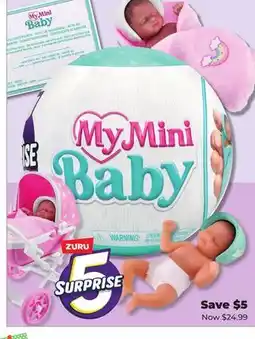Showcase ZURU 5 SURPRISE My Mini Baby offer