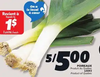 IGA LEEKS offer