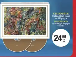 Jean Coutu DOUBLE CD including a 20 pages booklet offer