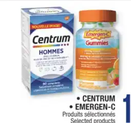 Jean Coutu CENTRUM, EMERGEN-C Selected products offer