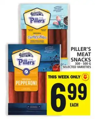 Food Basics PILLER'S MEAT SNACKS offer