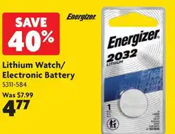 Home Hardware Lithium Watch/ Electronic Battery offer