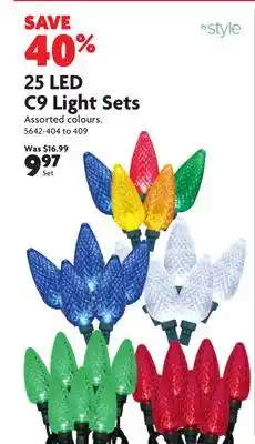 Home Hardware 25 LED C9 Light Sets offer