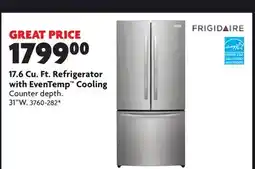 Home Hardware 17.6 Cu. Ft. Refrigerator with EvenTemp Cooling offer