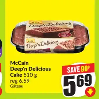 FreshCo McCain Deep'n Delicious Cake 510 g offer
