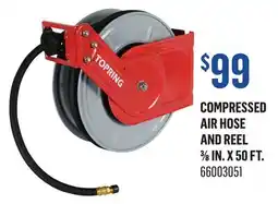 Canac Compressed Air Hose and Reel 3/8in. x 50 ft offer