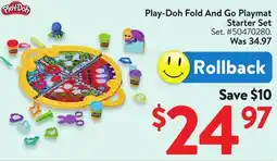 Walmart Play-Doh Fold And Go playmat starter set offer