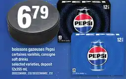 Maxi BOISSONS GAZEUSES PEPSI, 12x355 mL offer