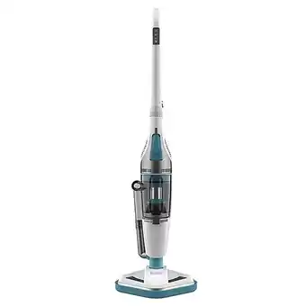 Best Buy Black+Decker - Corded Steam Mop and Vacuum - White/Aqua offer