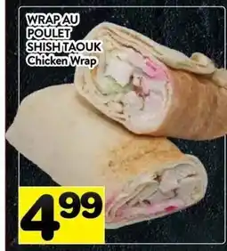Supermarché PA WRAPAU POULET SHISH TAOUK offer