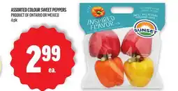 Metro ASSORTED COLOUR SWEET PEPPERS offer