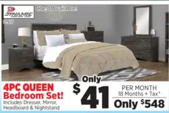 Surplus Furniture Canyon Maple 4-Piece Queen Bedroom Set offer