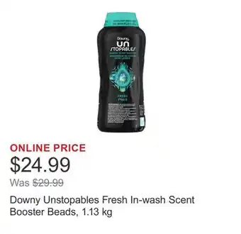 Costco Downy Unstopables Fresh In-wash Scent Booster Beads, 1.13 kg offer