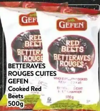 Supermarché PA BETTERAVES ROUGES CUITES GEFEN offer