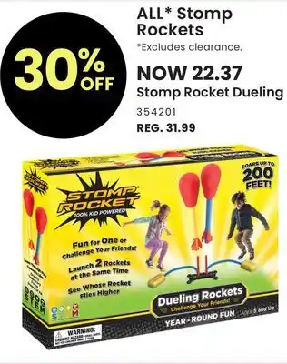 Toys R us Stomp Rocket Dueling offer