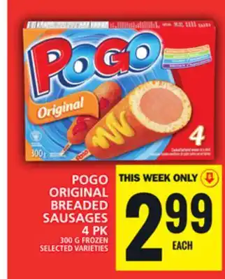 Food Basics POGO ORIGINAL BREADED SAUSAGES offer