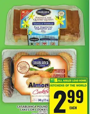Food Basics CASABLANCA POUND CAKES OR COOKIES offer