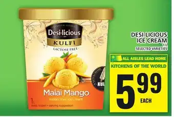 Food Basics DESI-LICIOUS ICE CREAM offer
