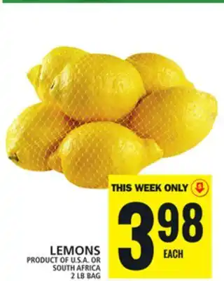 Food Basics LEMONS offer