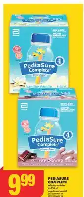 No Frills PEDIASURE COMPLETE, 4x235 mL offer