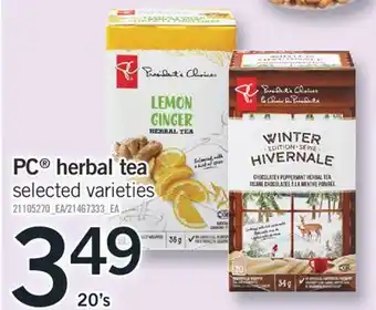 Fortinos PC HERBAL TEA, 20'S offer