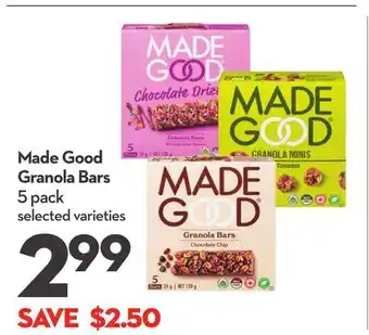 Longo's Granola Bars offer