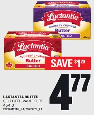 Loblaws LACTANTIA BUTTER 454G offer