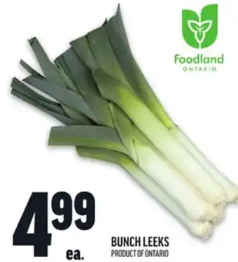 Metro BUNCH LEEKS offer