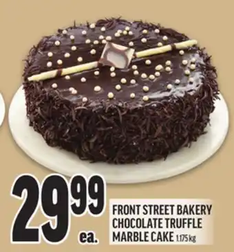 Metro FRONT STREET BAKERY CHOCOLATE TRUFFLE MARBLE CAKE offer
