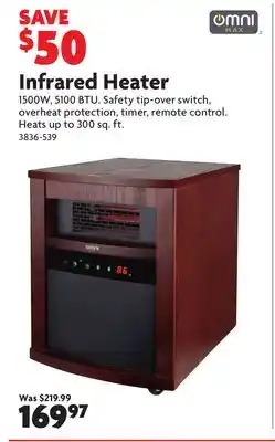 Home Hardware Infrared Heater offer